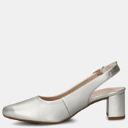 thumbnail: Gabor leren slingback pumps blokhak lichtgoud