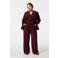 MS Mode wide leg high waist pantalon donkerrood