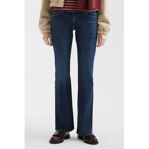 QS bootcut jeans dark blue denim afbeelding