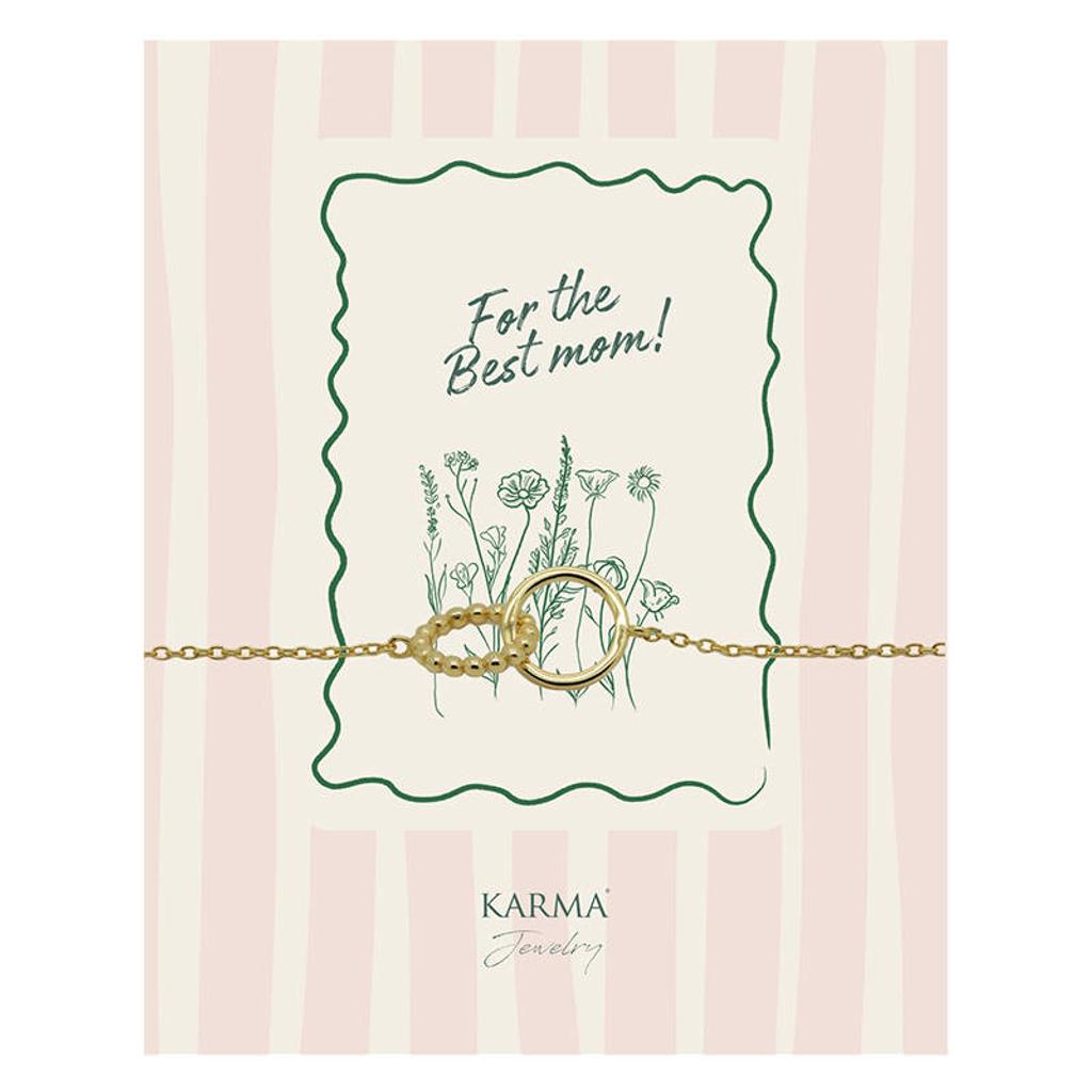 KARMA Jewelry gold plated armband + giftcard