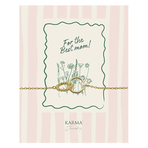 KARMA Jewelry gold plated armband + giftcard afbeelding