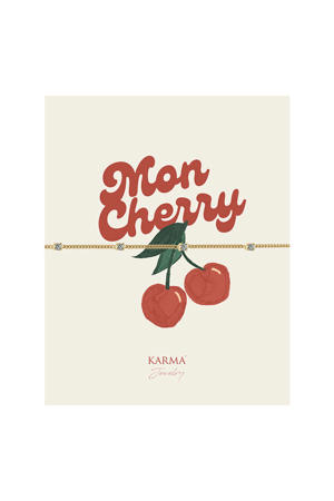 gold plated armband + giftcard Mon Cherry