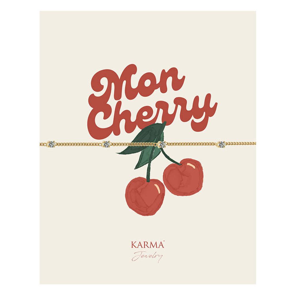 KARMA Jewelry gold plated armband + giftcard Mon Cherry