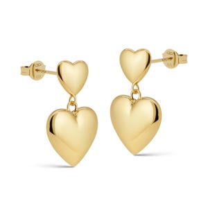 gold plated oorbellen Tirsa XL