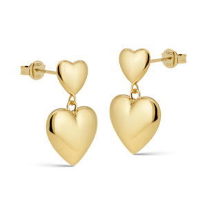 gold plated oorbellen Tirsa XL