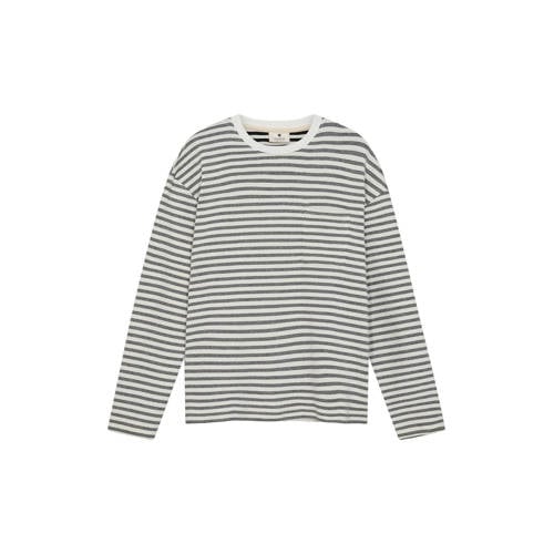 Anerkjendt gestreepte longsleeve ecru afbeelding