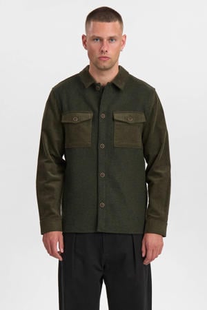 overshirt donkergroen