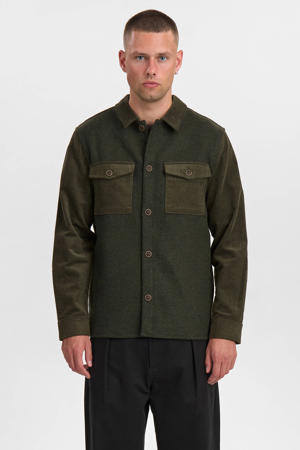 overshirt donkergroen