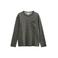 Anerkjendt gestreepte longsleeve donkergroen