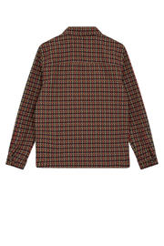 thumbnail: Anerkjendt overshirt met wol roodbruin