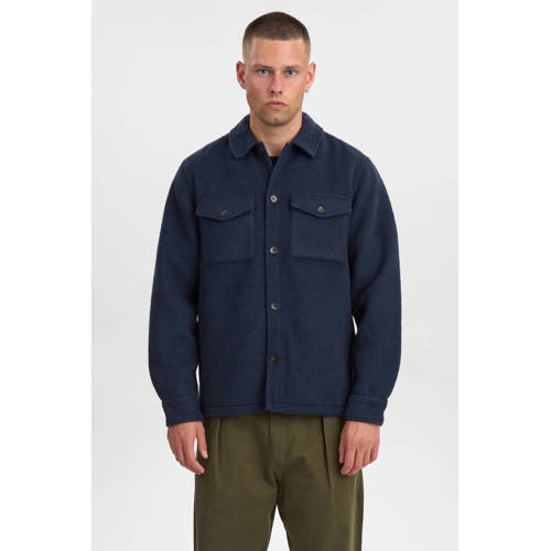 Anerkjendt overshirt donkerblauw afbeelding