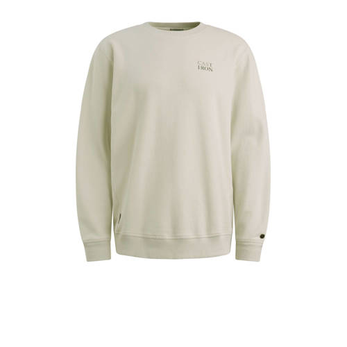 Cast Iron sweater met backprint lichtgroen afbeelding