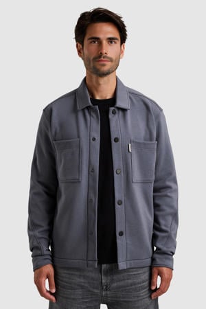overshirt grijsblauw