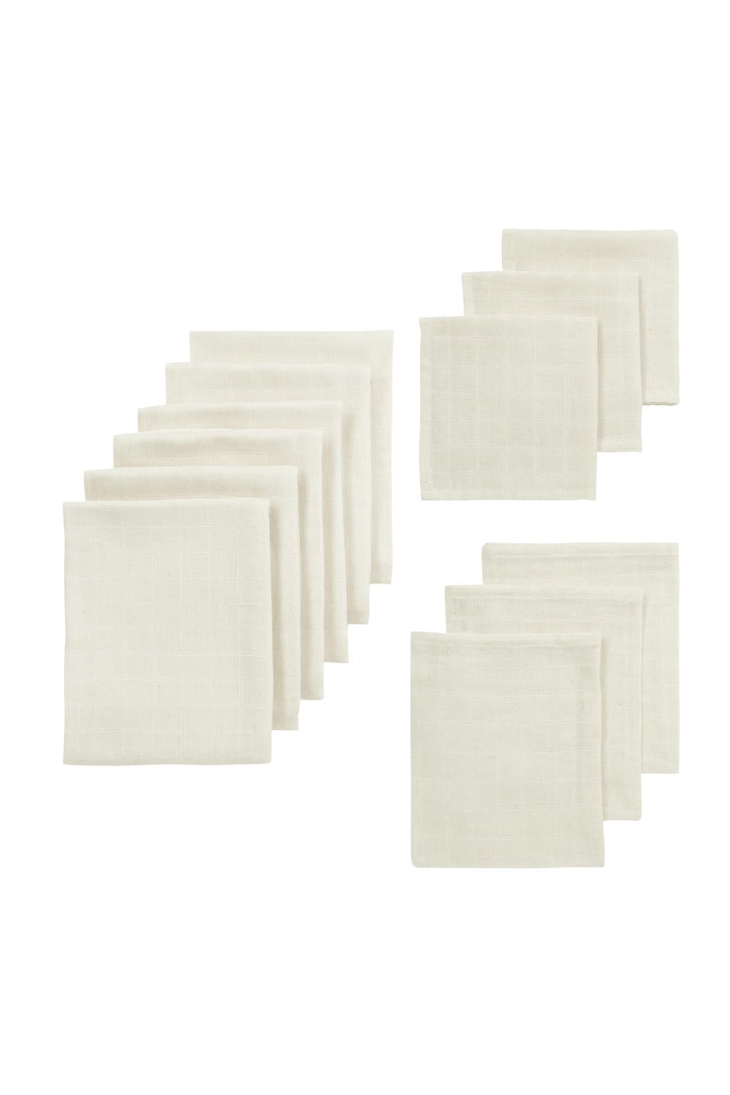 Meyco starterset hydrofiele doeken - wit (set van 12)