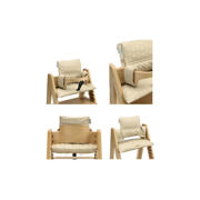 thumbnail: Meyco stoelverkleiner meegroei Sweet Heart beige/wit