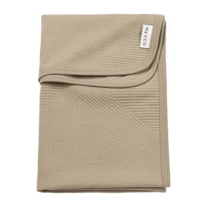 Jacquard wiegdeken Pure taupe