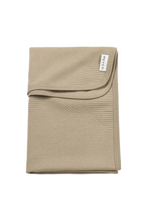 Jacquard wiegdeken Pure taupe