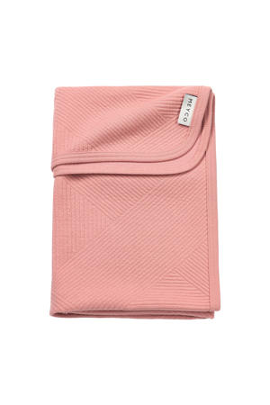ledikantdeken Jacquard rose