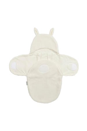 teddy wikkeldeken wit