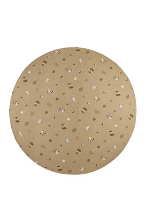 boxmatras hoeslaken Forest Animals sand