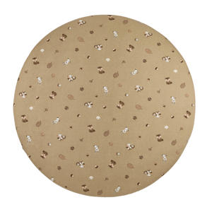 boxmatras hoeslaken Forest Animals sand