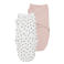 Meyco swaddle inbakerdoek Mini Panther -set van 2 soft pink 0-3 maanden