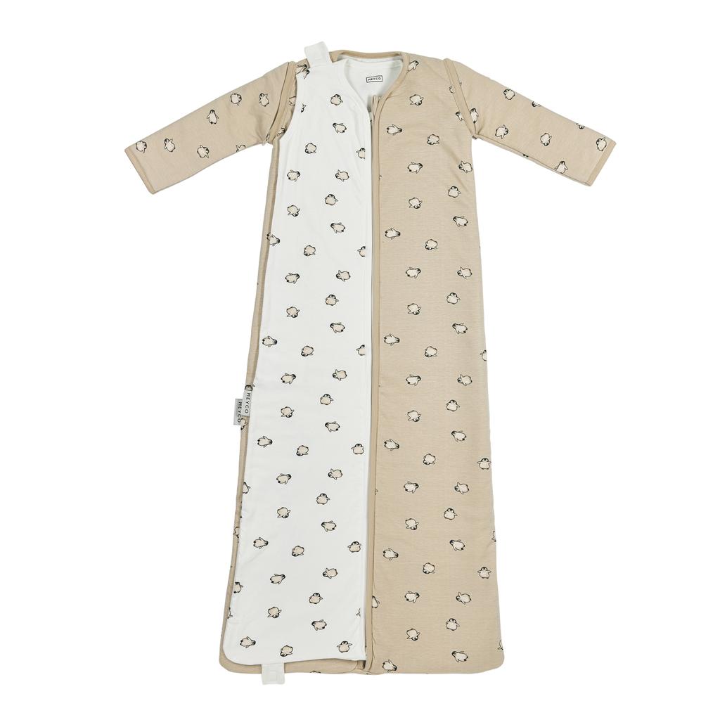 Meyco 4-seizoenen baby slaapzak Penguin soft sand