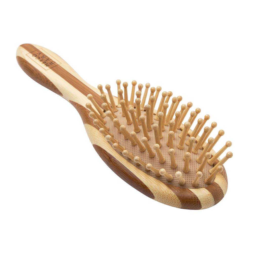 Meyco bamboe kapset Stripe natural/walnut - 3-delig