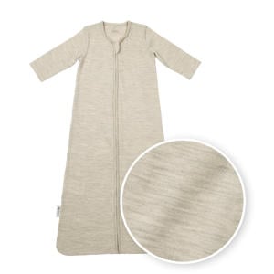 baby slaapzak met merinowol sand melange