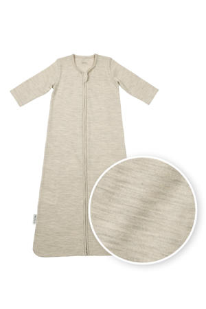 baby slaapzak met merinowol sand melange