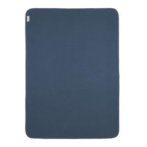 baby wiegdeken met flanel Pure indigo