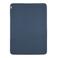 Meyco baby wiegdeken met flanel Pure indigo