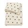 Meyco pre-washed hydrofiele ledikantdeken Sweet Heart soft sand