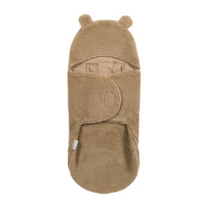 teddy wikkeldeken bruin