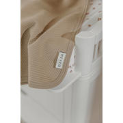 thumbnail: Meyco wiegdeken Jacquard van flanel taupe