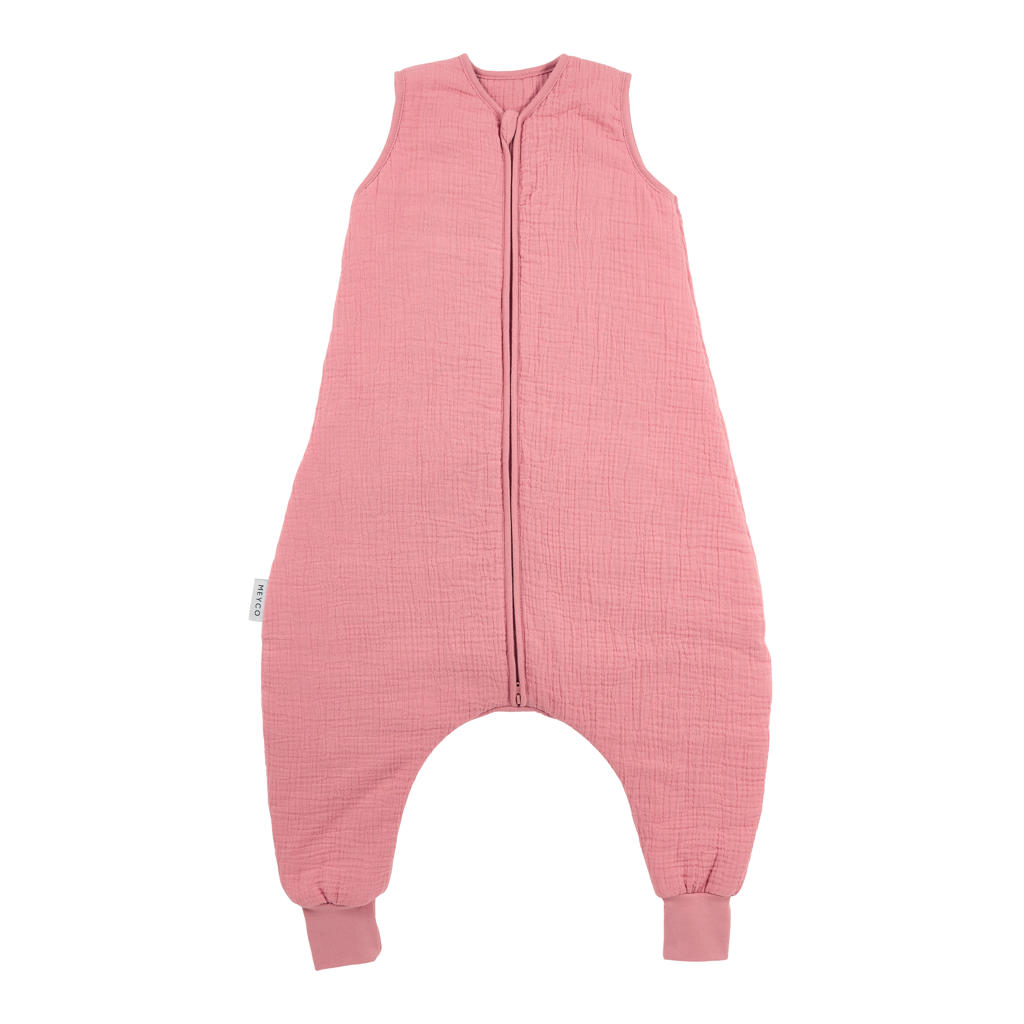 Meyco pre-washed hydrofiele winter slaapoverall jumper roze