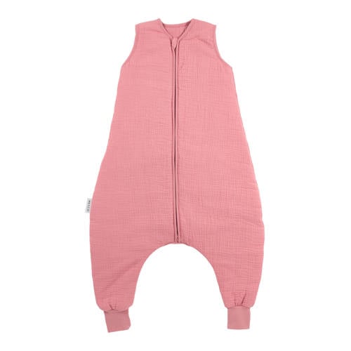 Meyco pre-washed hydrofiele winter slaapoverall jumper roze afbeelding