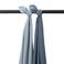 Meyco pre-washed hydrofiele swaddle - natural/jeans blue/indigo (set van 2)