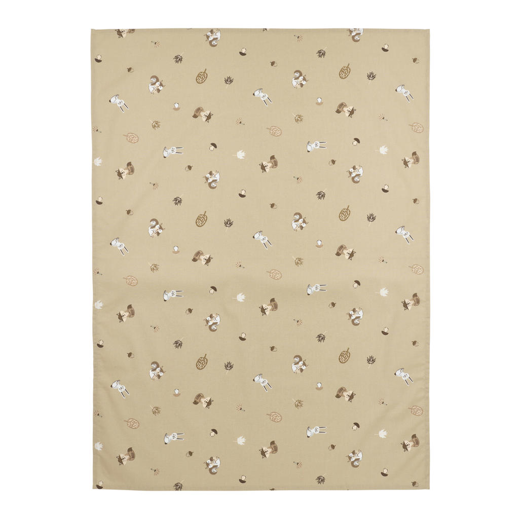 Meyco ledikantlaken Forest Animals sand