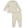 Meyco Rib Mini Spot pyjama - sand melange