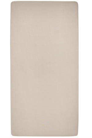 hoeslaken jersey beige