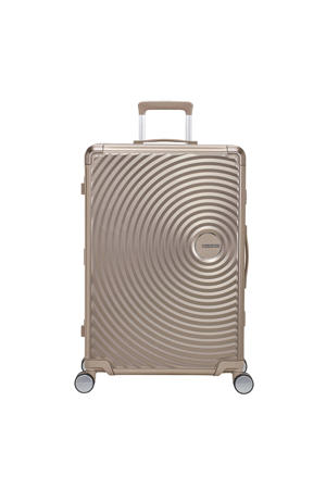 trolley Soundbox Alu 77 cm. champagne