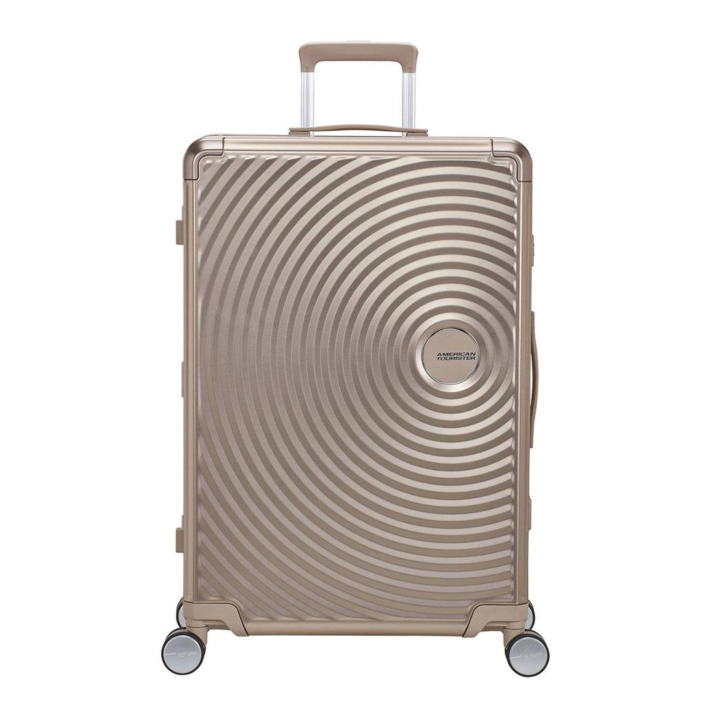 American Tourister trolley Soundbox Alu 77 cm. champagne