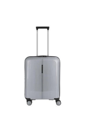 trolley Brooklyn 55 cm. Expandable zilverkleurig