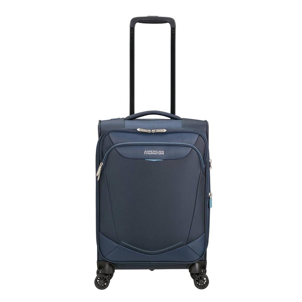 American Tourister trolley Summerride 55 cm. Expandable donkerblauw