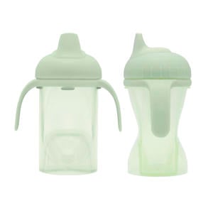 Antilek tuitbeker - Zachte tuit - Lichtgroen - 250 ml - Geschikt vanaf 6+ Maanden