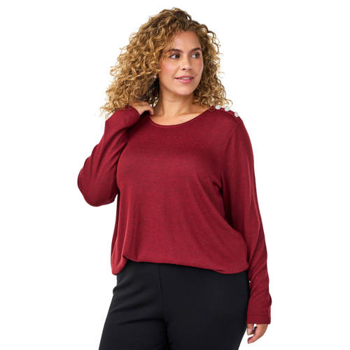 Zizzi pullover donkerrood afbeelding