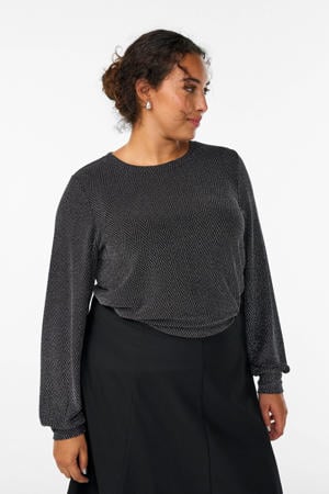 blousetop zwart