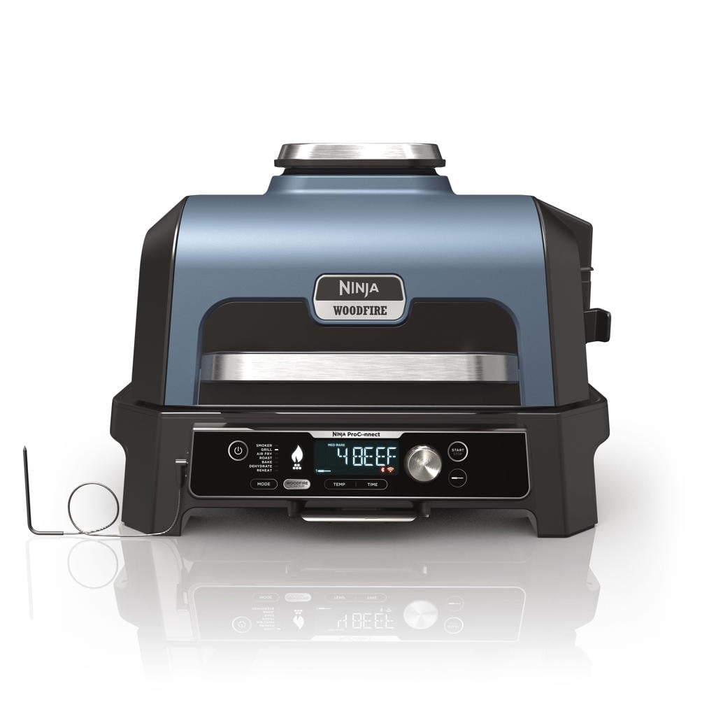Ninja Woodfire Pro Connect XL elektrische BBQ Grill & Smoker