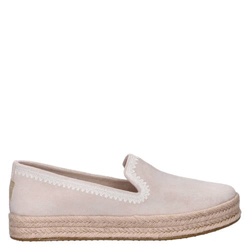 Toms suède espadrilles lichtgrijs